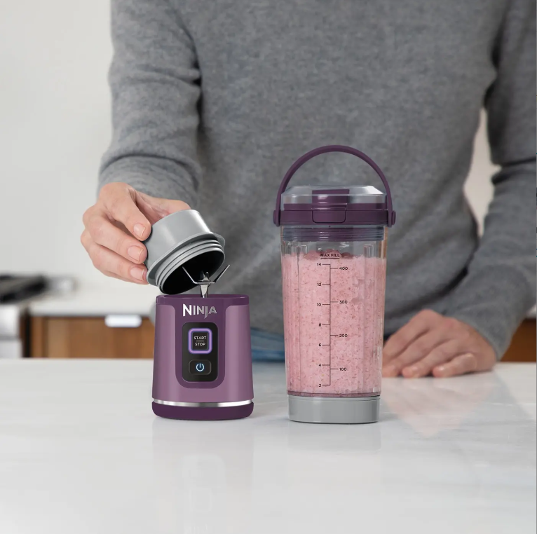 Compact Wireless Design for Outdoor & Daily Use | Makes Smoothies, Protein Drinks, Frozen Slushies, Ice-Blended Cocktails, Frappes & Iced Coffee | 530ml Capacity, Easy Dishwasher Cleaning