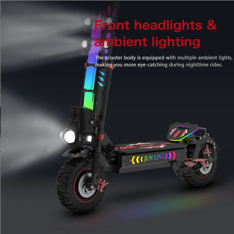 JL86 Off-Road Electric Scooter — 10,000W Dual Motor, 55 MPH, 75-Mile Range