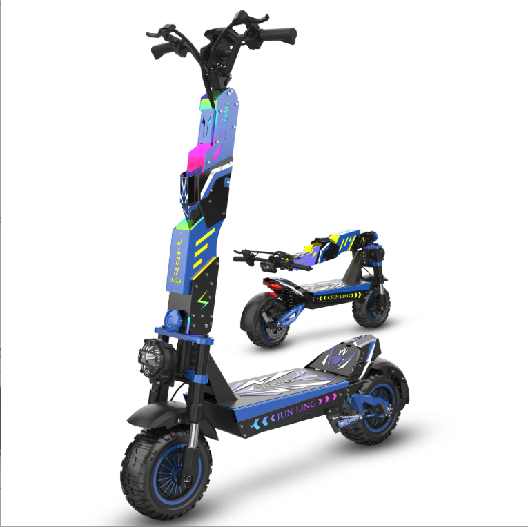JL80 Electric Scooter – 6000W Dual Motor | 43 MPH | 52-Mile Range | Foldable Long Range Commuter for Adults